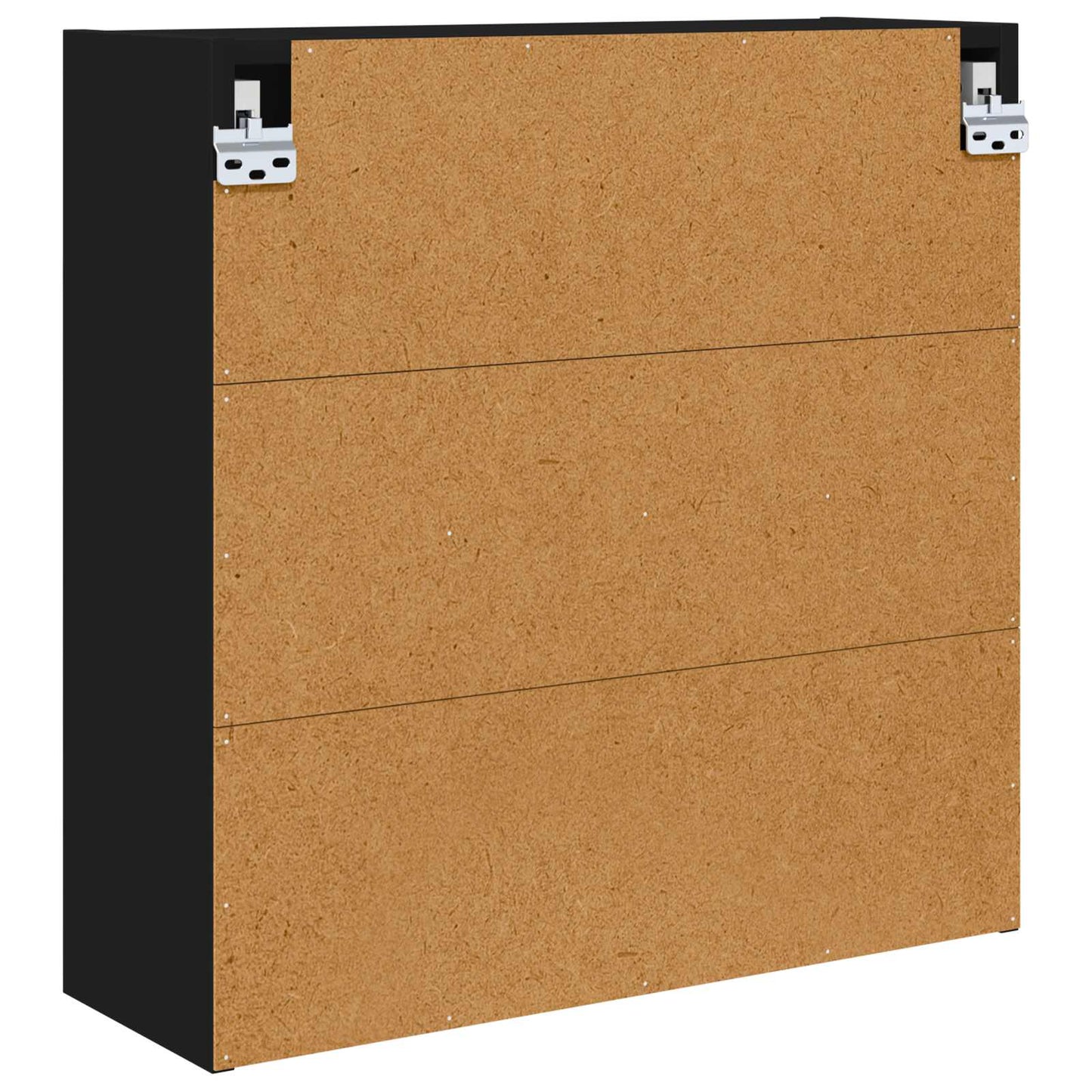 Fürdőszobai tükörszekrény Fekete 60 x 20 x 60 cm Szerelt Fa