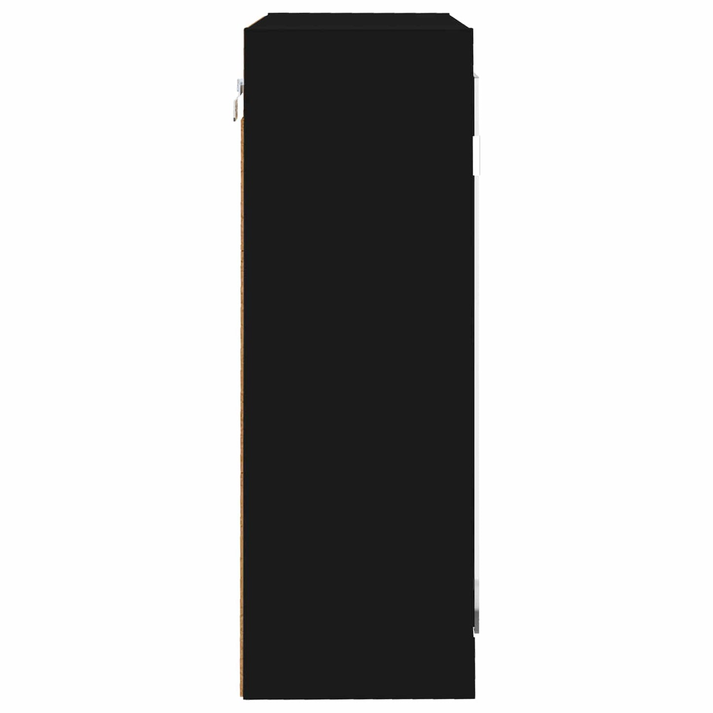 Fürdőszobai tükörszekrény Fekete 60 x 20 x 60 cm Szerelt Fa