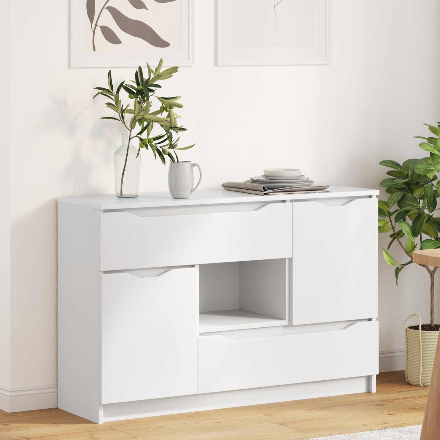 Széf Fehér 100 x 30 x 65,6 Szerelt Fa