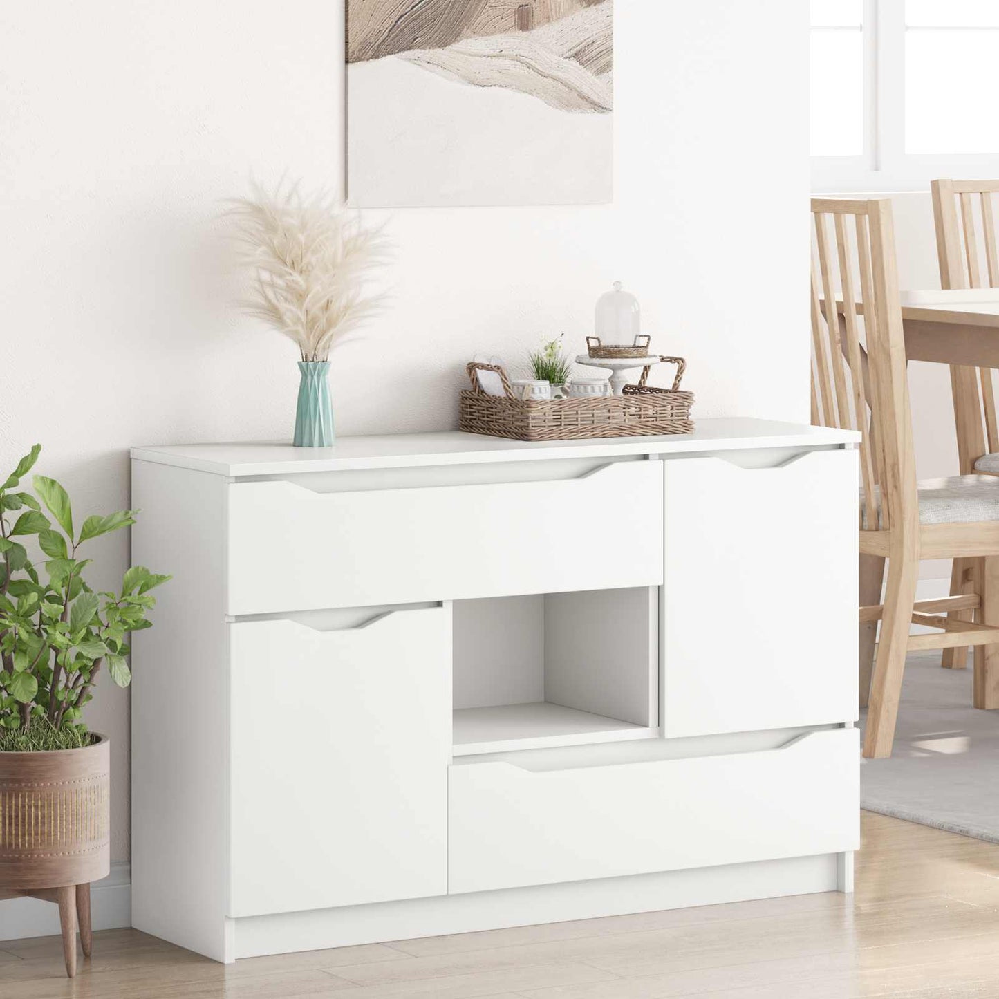 Széf Fehér 100 x 30 x 65,6 Szerelt Fa