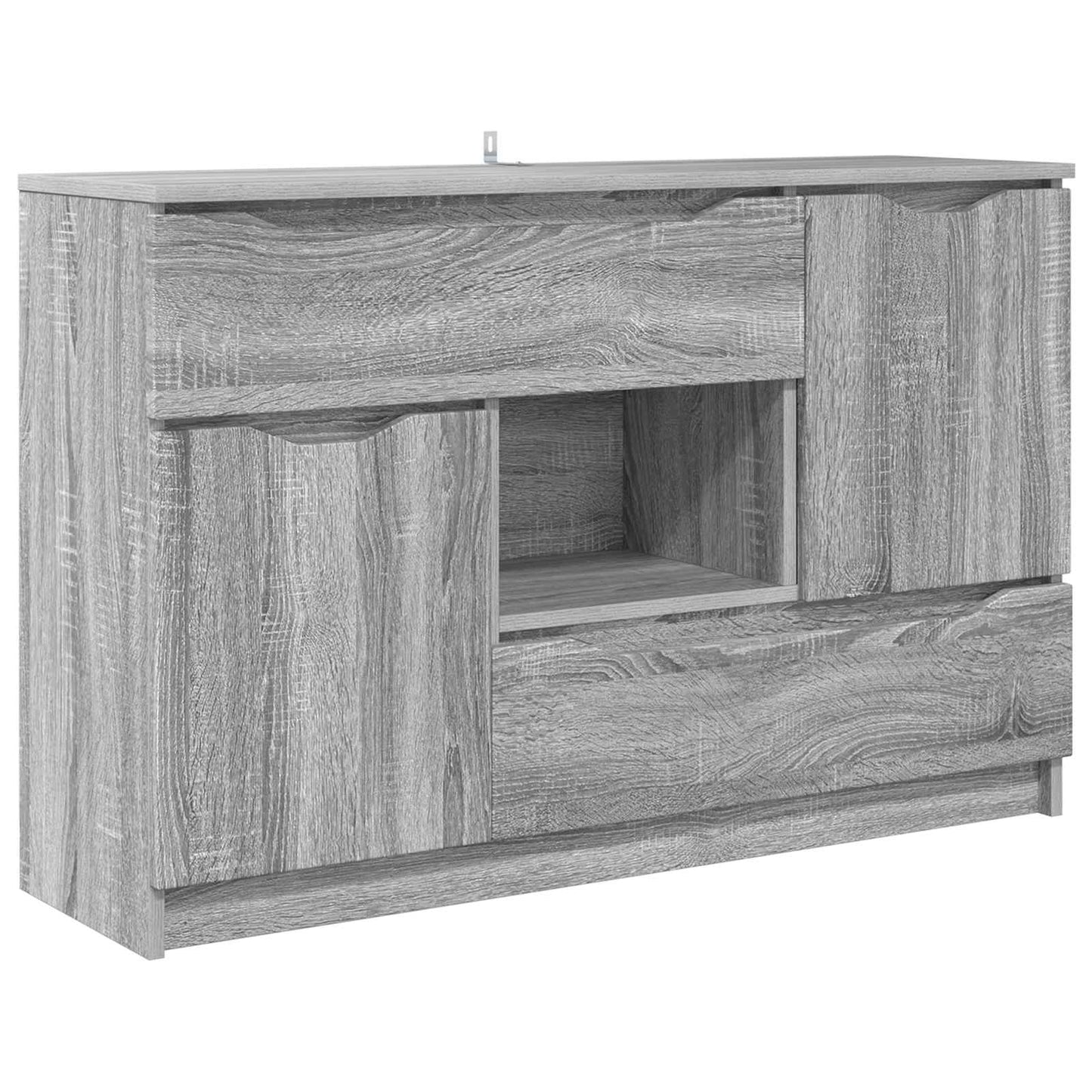 Széf Szürke Sonoma 100 x 30 x 65,6 Szerelt Fa