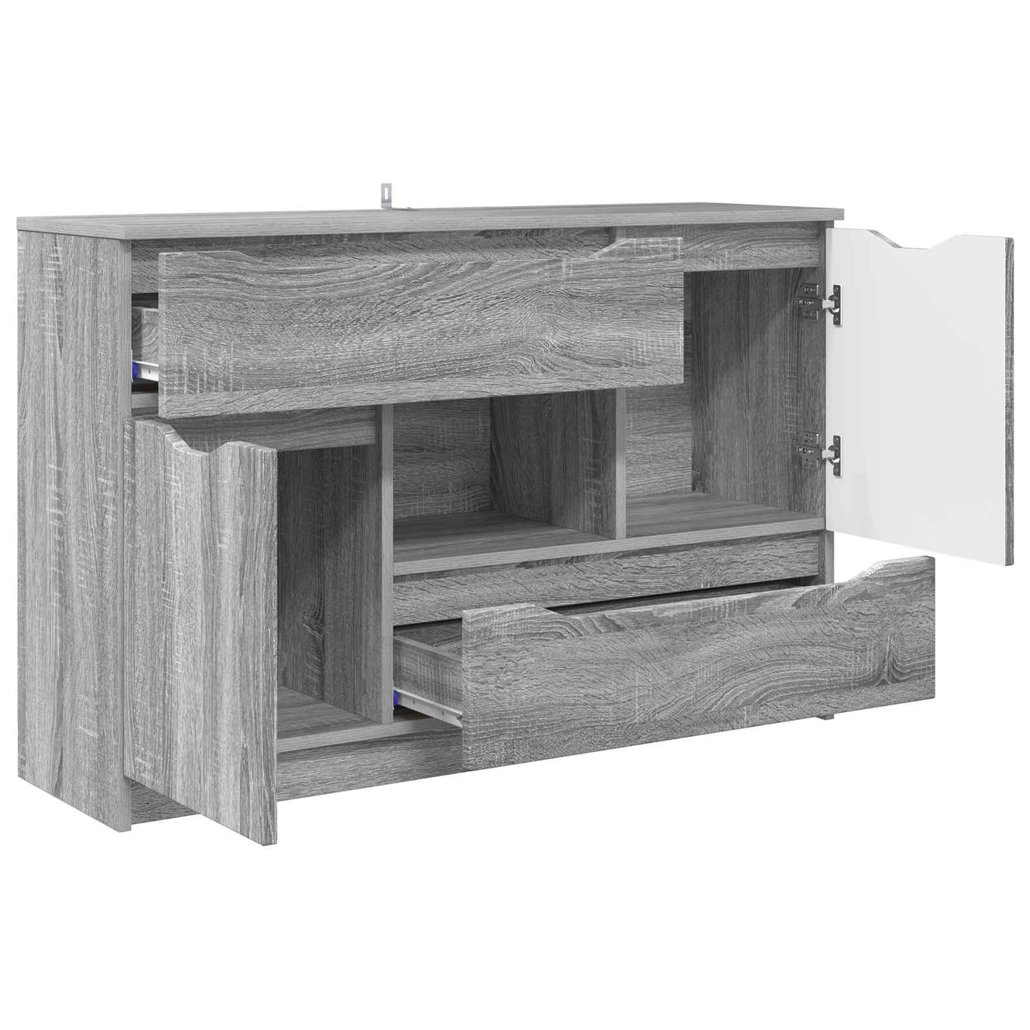 Széf Szürke Sonoma 100 x 30 x 65,6 Szerelt Fa