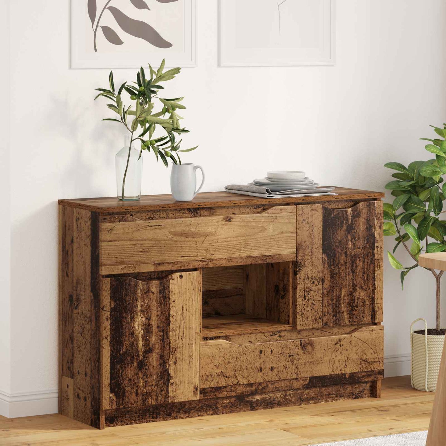 Széf Öreg fa 100 x 30 x 65,6 Szerelt Fa