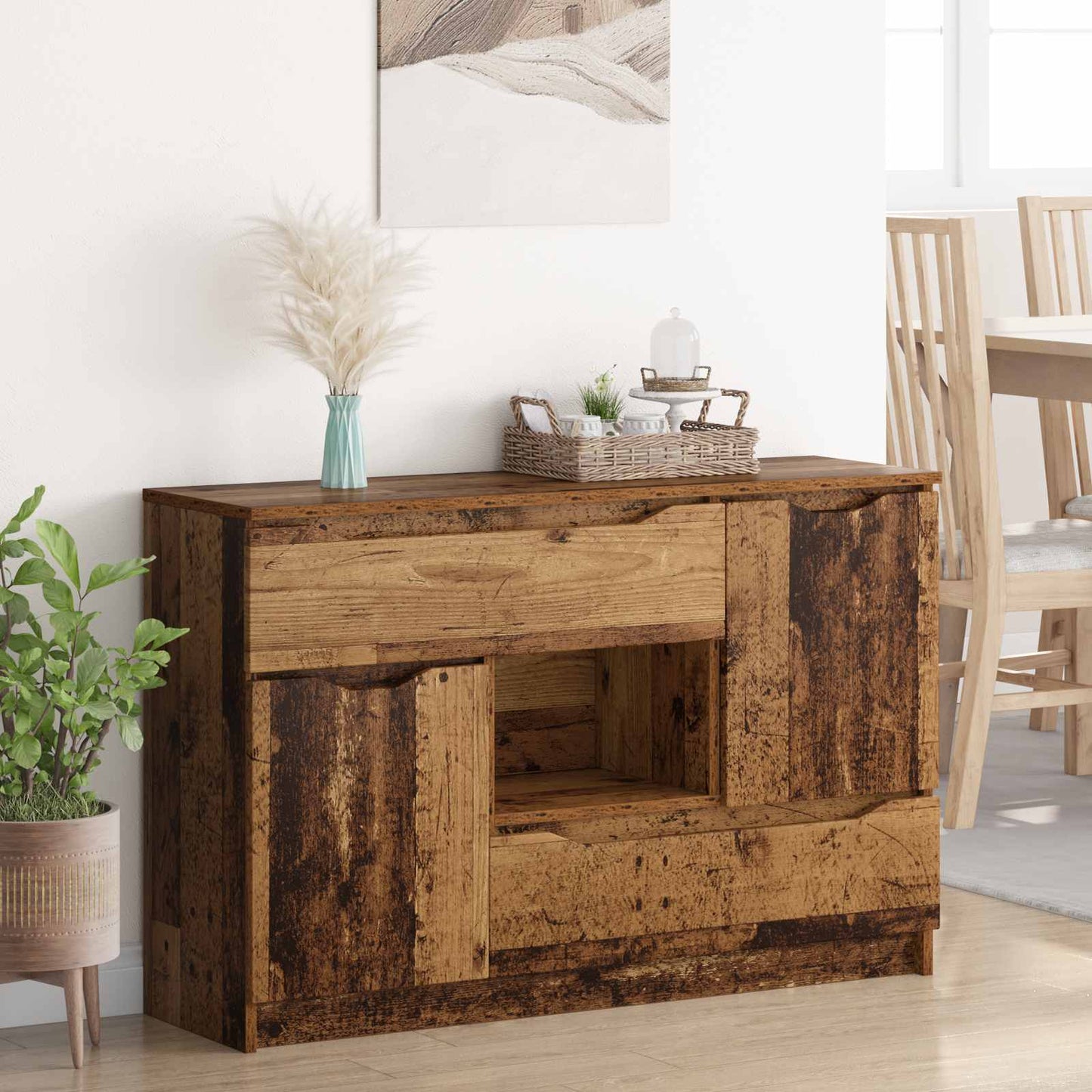 Széf Öreg fa 100 x 30 x 65,6 Szerelt Fa