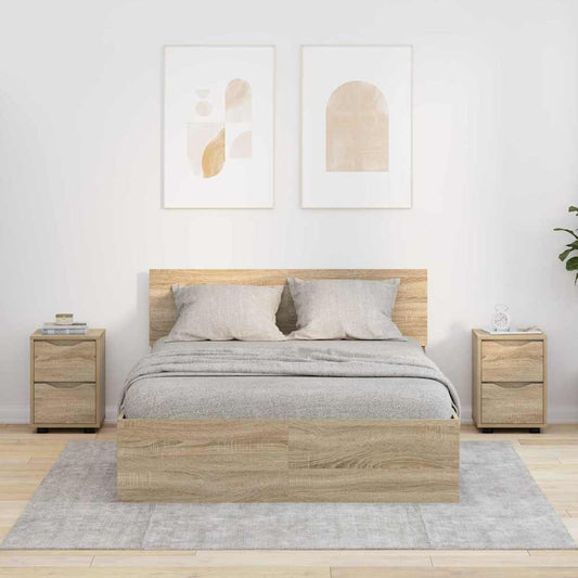 Éjjeliszekrények 2 pcs Sonoma tölgy 30,5 x 30 x 43 cm Faanyag