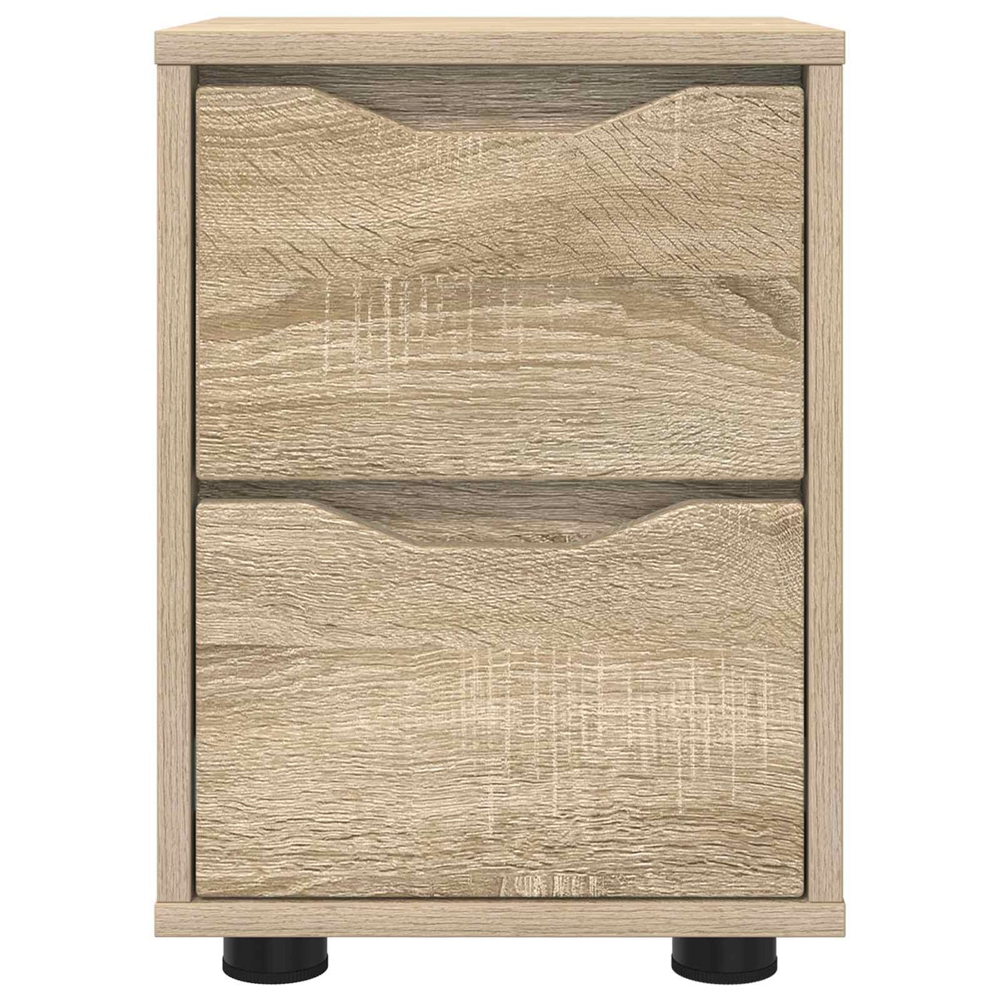 Éjjeliszekrények 2 db Sonoma tölgy 30,5 x 30 x 43 cm Szerelt Fa