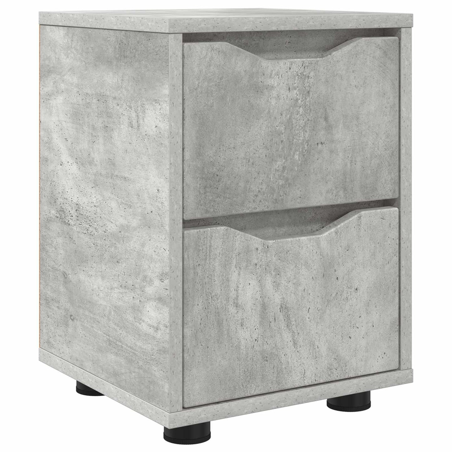 Éjjeli asztal Beton Szürke 30,5 x 30 x 43 cm Szerelt Fa