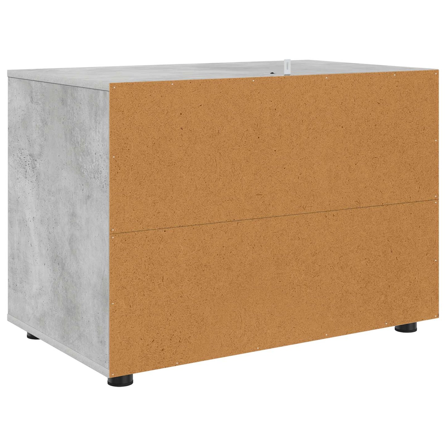 Tárolószekrény 80 x 48 x 57 cm Szerelt Fa Beton Szürke