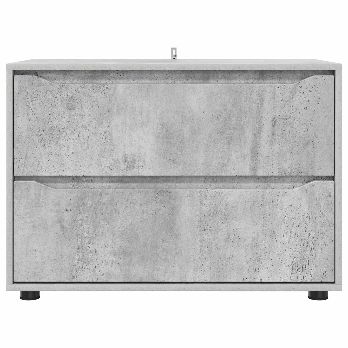 Tárolószekrény 80 x 48 x 57 cm Szerelt Fa Beton Szürke