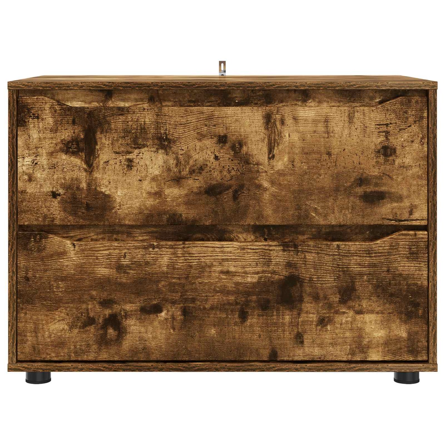 Tárolószekrény 80 x 48 x 57 cm Szerelt Fa Füstölt tölgy