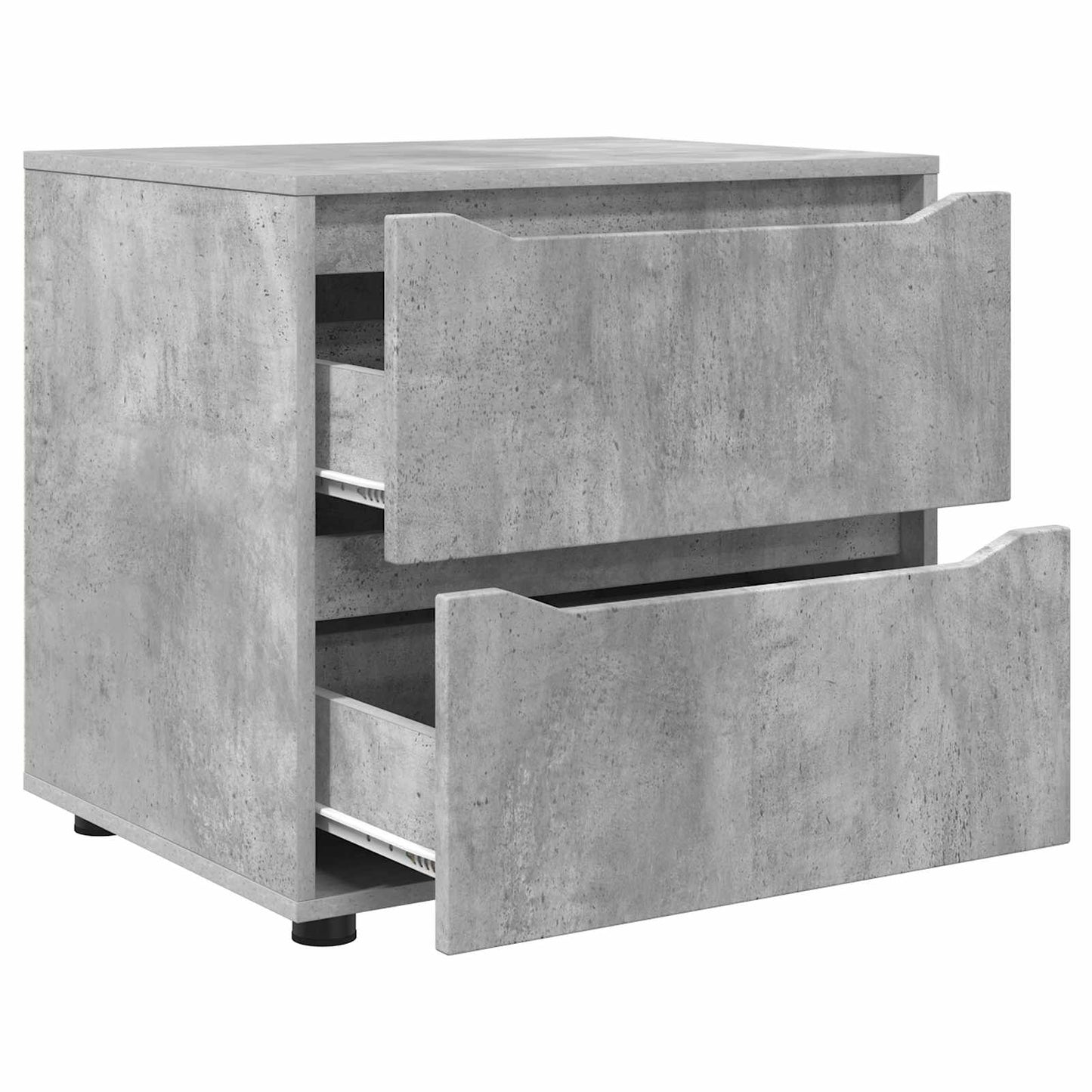 Tárolószekrény 60 x 48 x 57 cm Szerelt Fa Beton Szürke