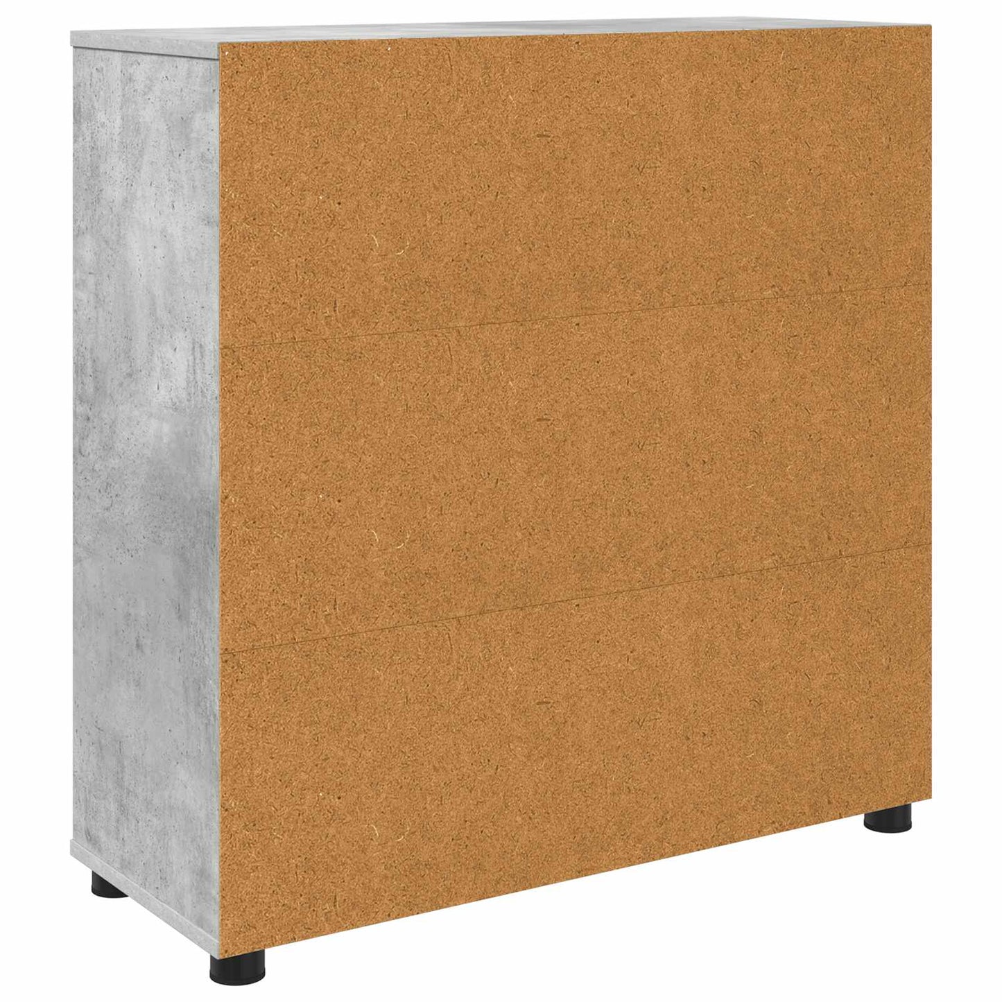 Tárolószekrény 80 x 31 x 81 cm Szerelt Fa Beton Szürke