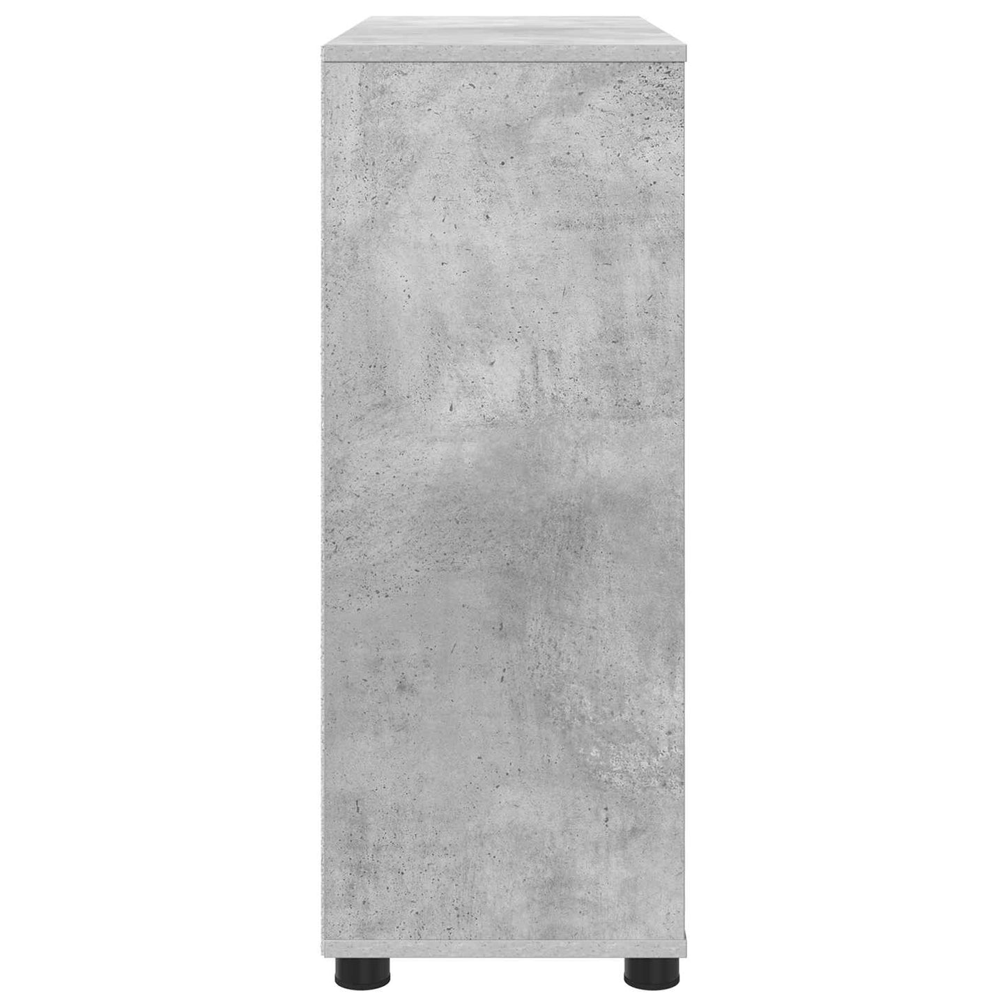 Tárolószekrény 80 x 31 x 81 cm Szerelt Fa Beton Szürke
