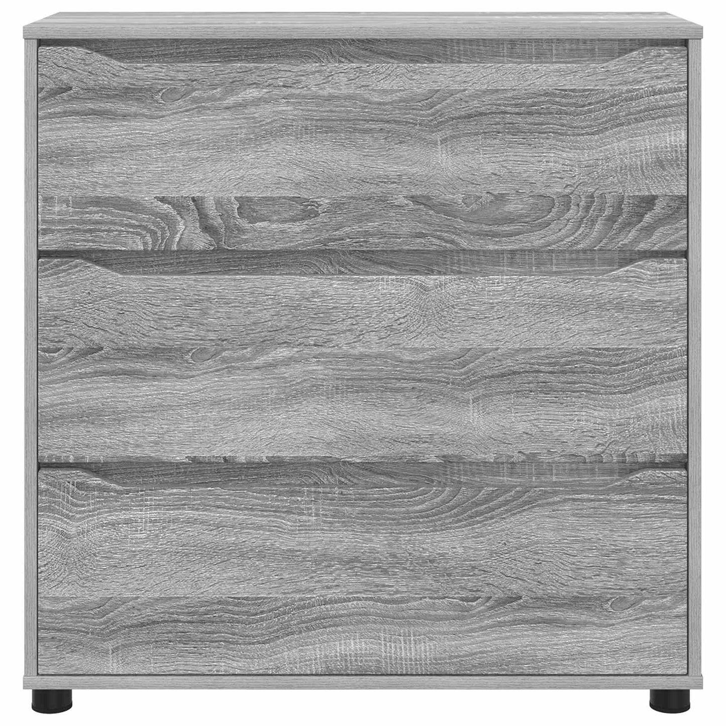 Tárolószekrény 80 x 31 x 81 cm Szerelt Fa Szürke Sonoma