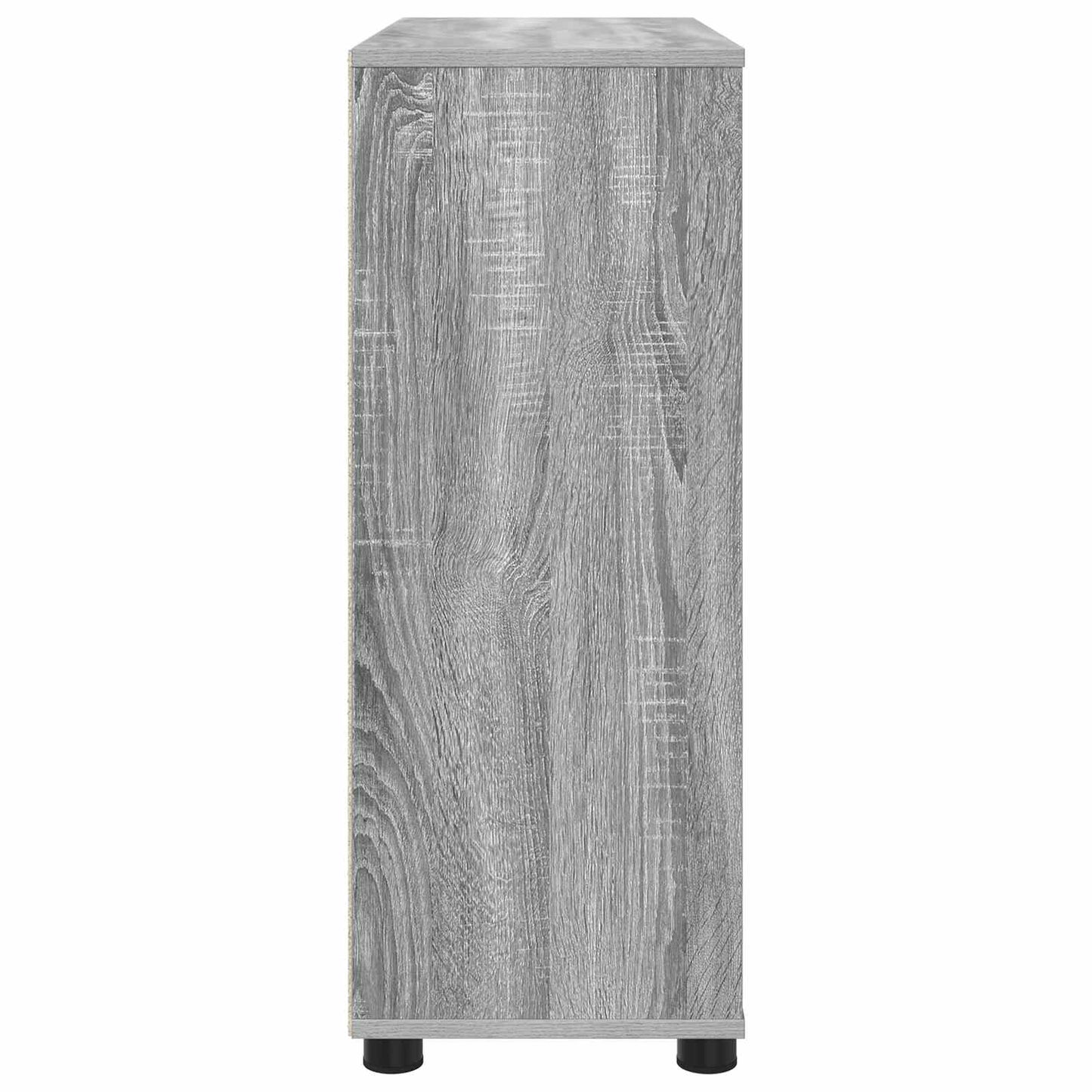 Tárolószekrény 80 x 31 x 81 cm Szerelt Fa Szürke Sonoma