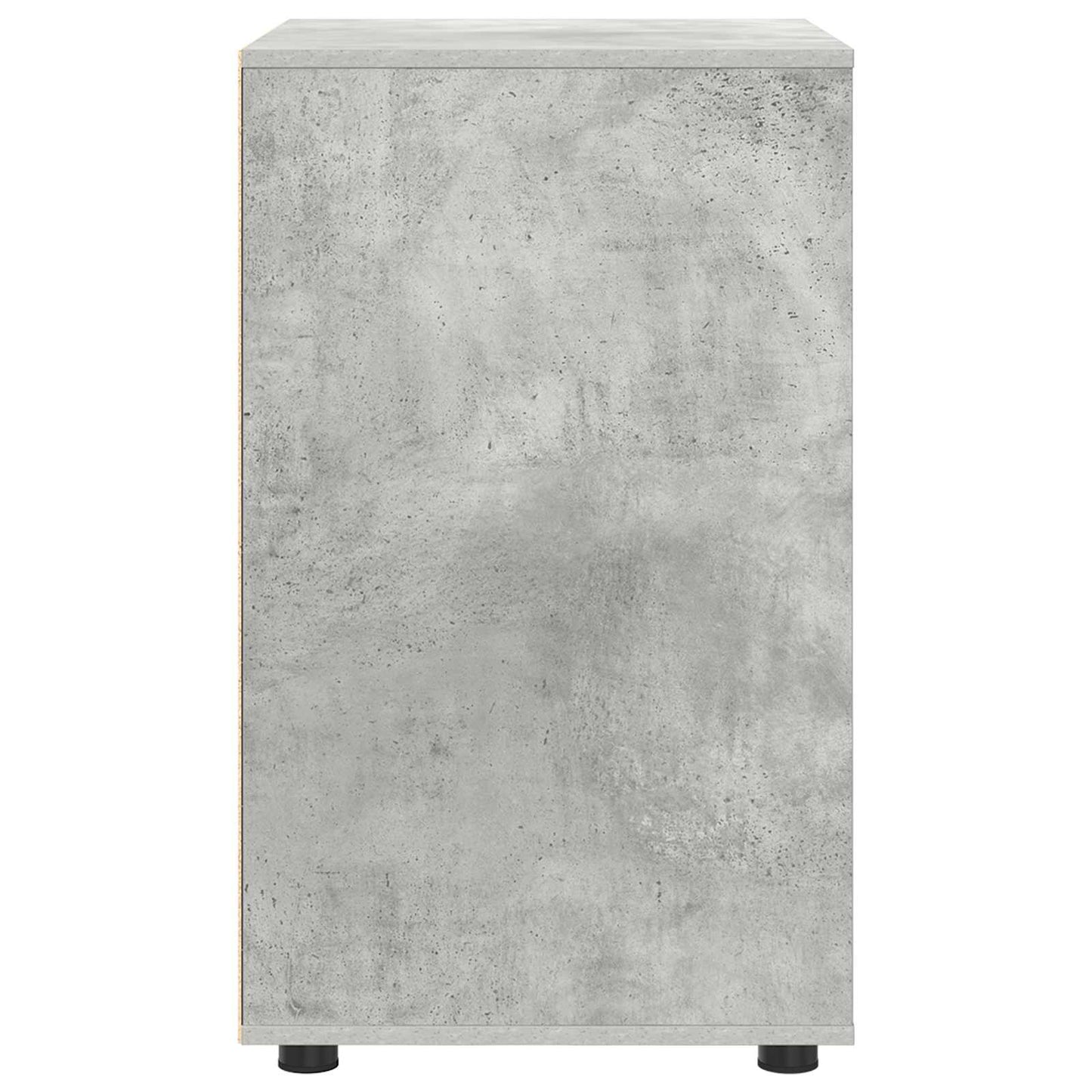Tárolószekrény 60 x 48 x 81 cm Szerelt Fa Beton Szürke
