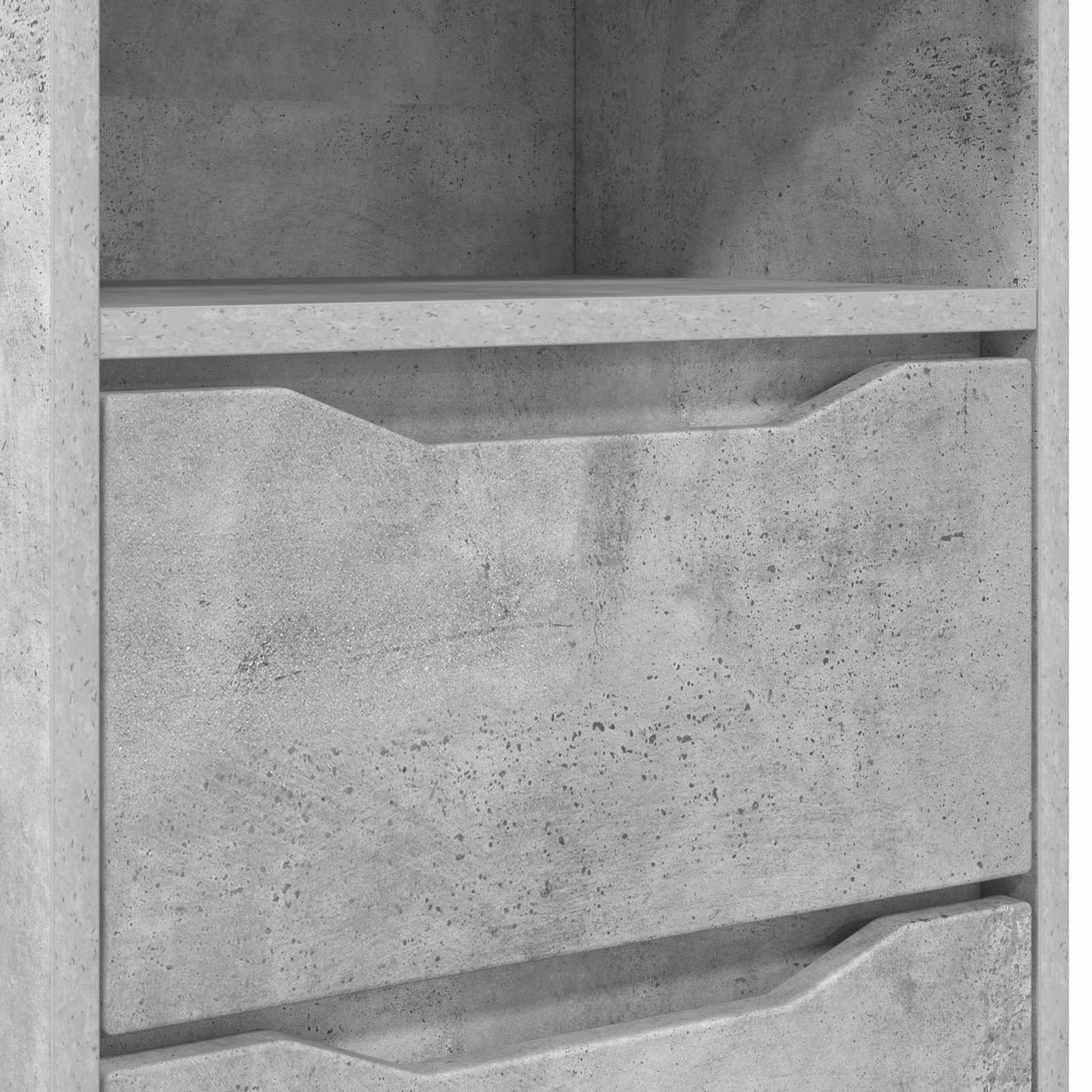 Éjjeli asztal Beton Szürke 40 x 30 x 467 cm Szerelt Fa