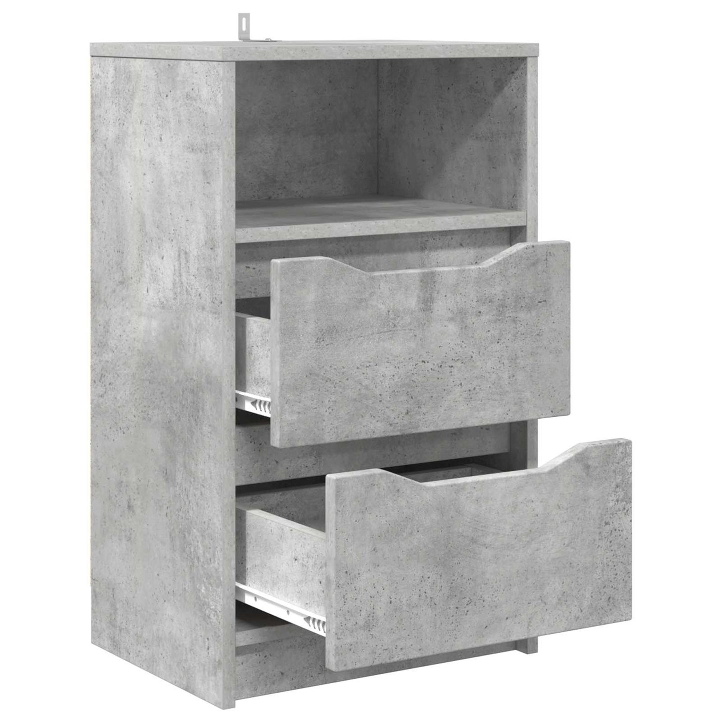Éjjeli asztal Beton Szürke 40 x 30 x 467 cm Szerelt Fa