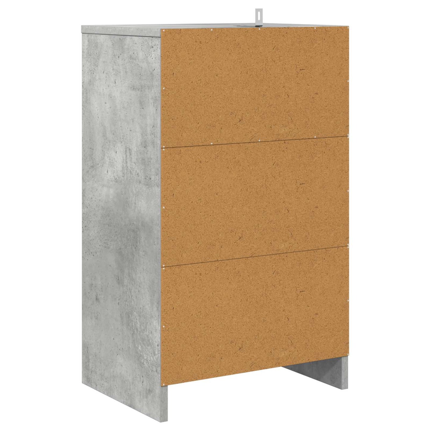 Éjjeliszekrények 2 db Beton Szürke 40 x 30 x 467 cm Szerelt Fa