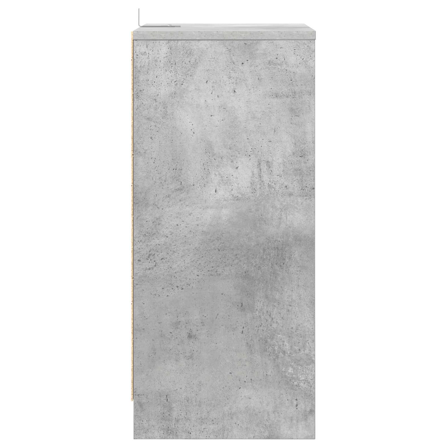 Éjjeliszekrények 2 db Beton Szürke 40 x 30 x 467 cm Szerelt Fa