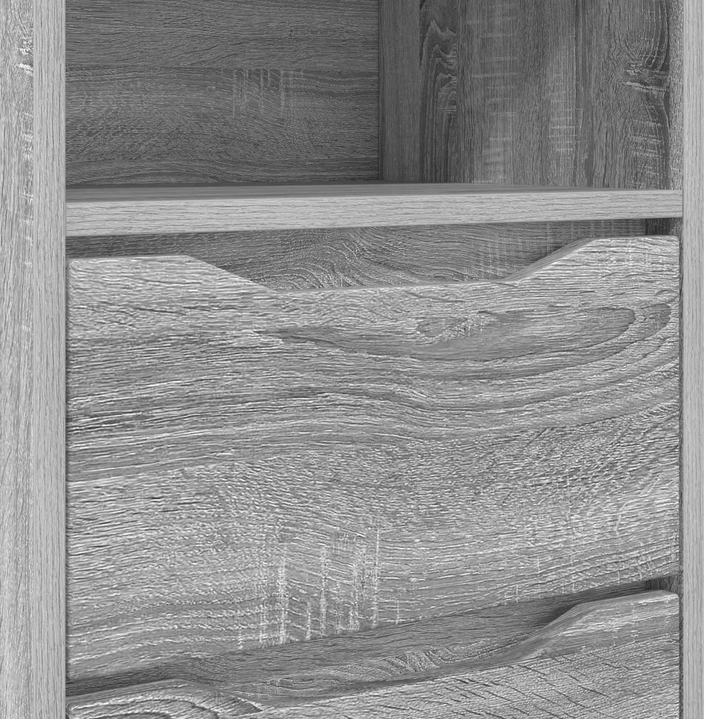 Éjjeliszekrények 2 db Szürke Sonoma 40 x 30 x 467 cm Szerelt Fa