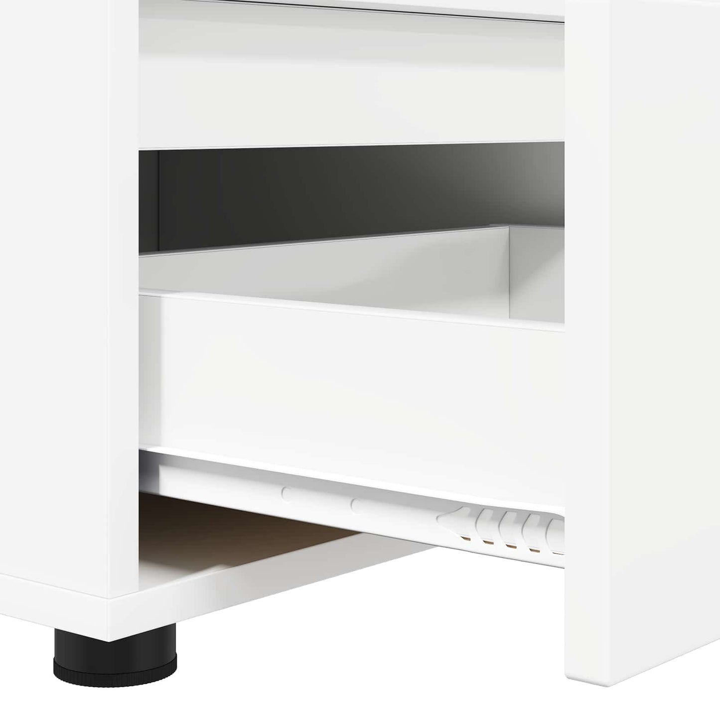 TV szekrény fiókkal Fehér 100 x 48 x 43 cm Faanyag