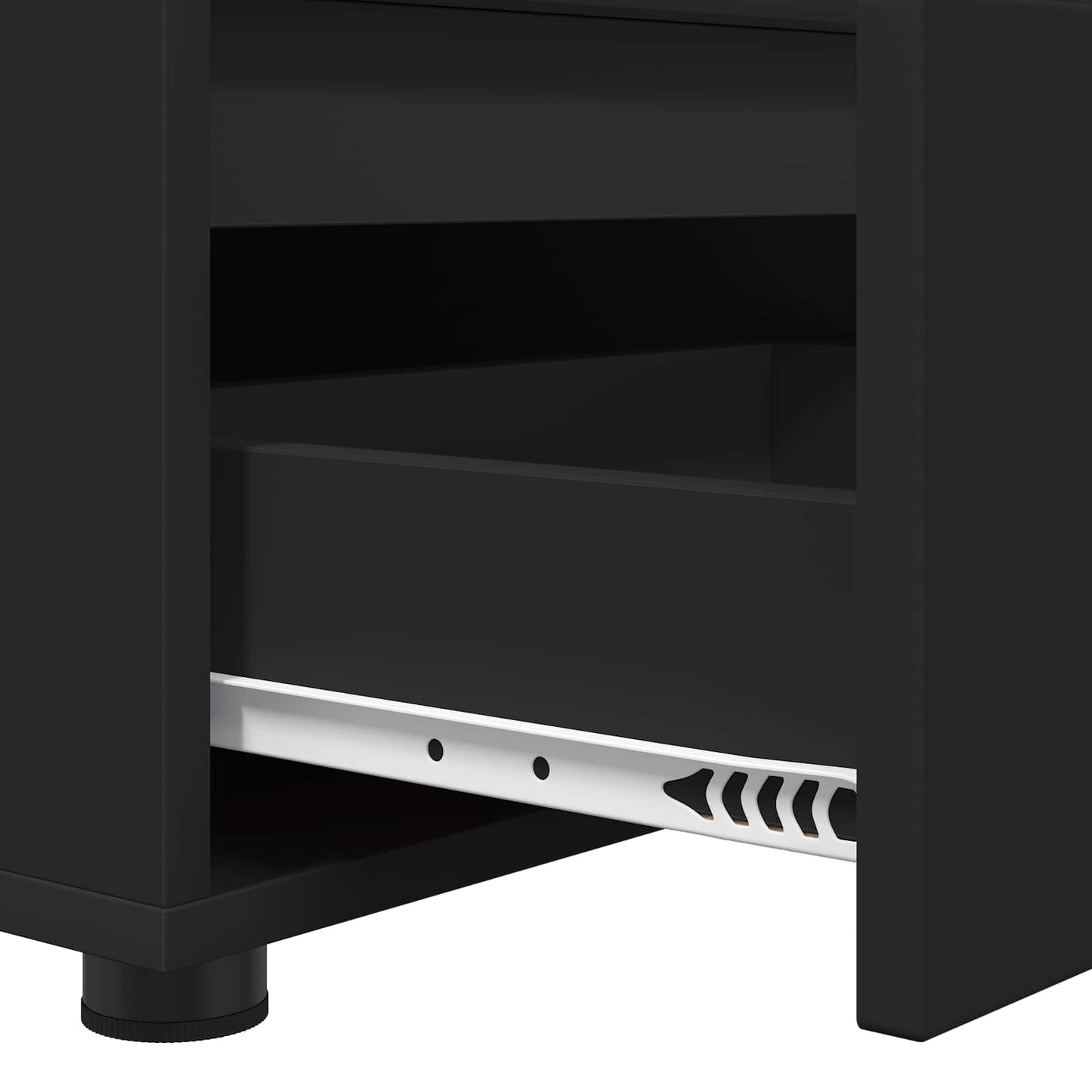 TV szekrény 100 x 48 x 43 cm Fekete Szerelt Fa