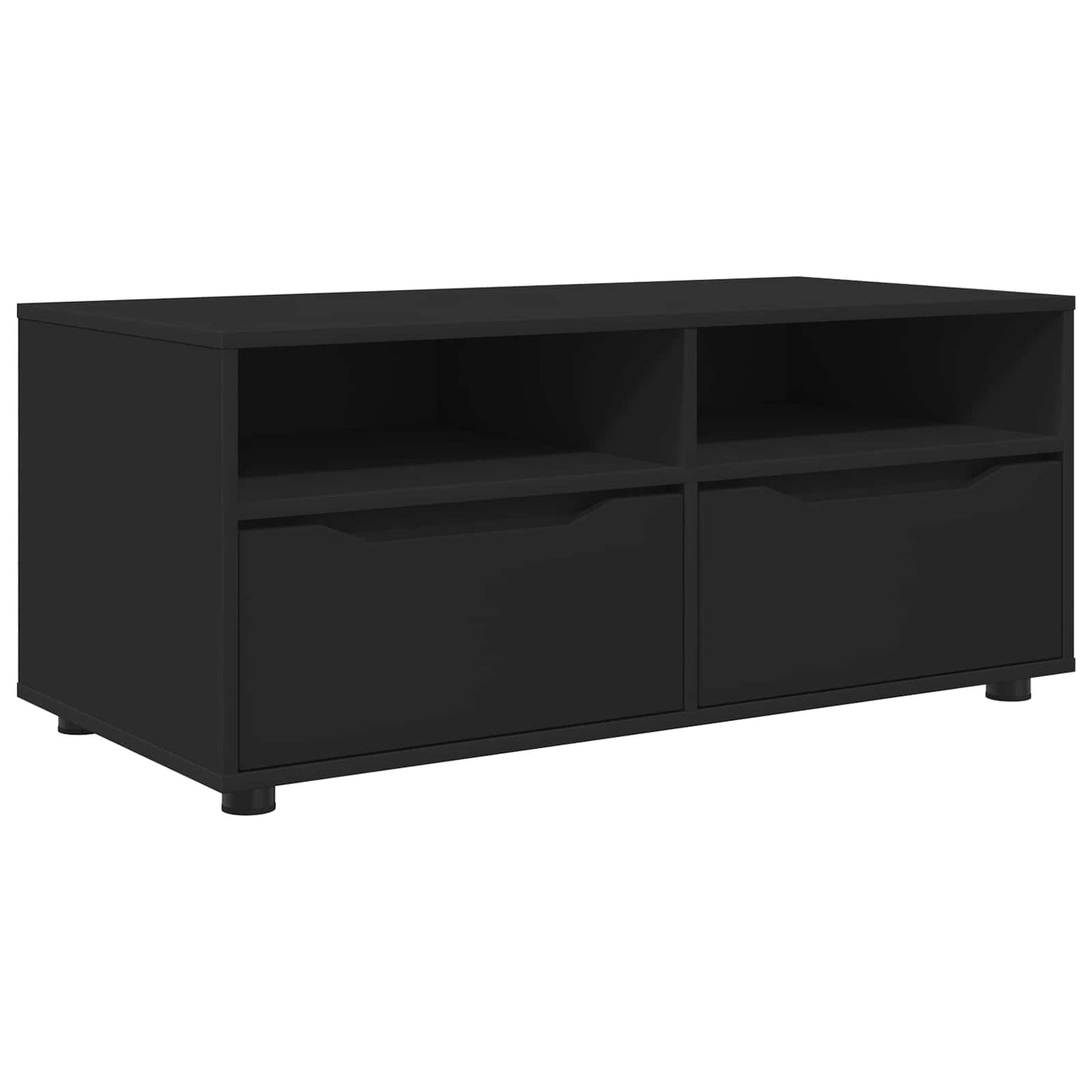 TV szekrény 100 x 48 x 43 cm Fekete Szerelt Fa