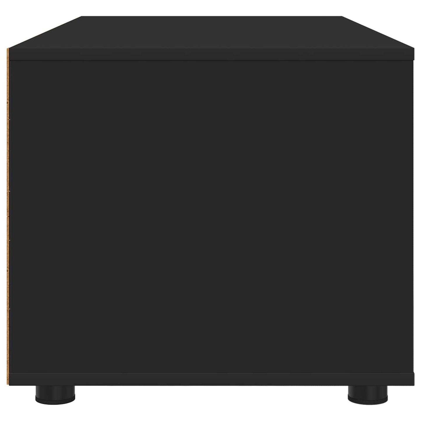 TV szekrény 100 x 48 x 43 cm Fekete Szerelt Fa