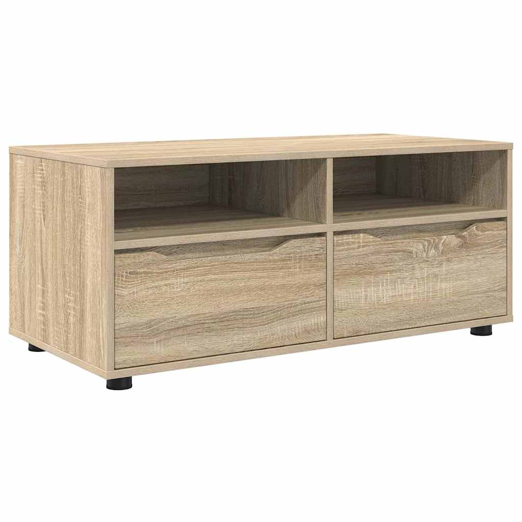 TV szekrény 100 x 48 x 43 cm Sonoma tölgy Szerelt Fa