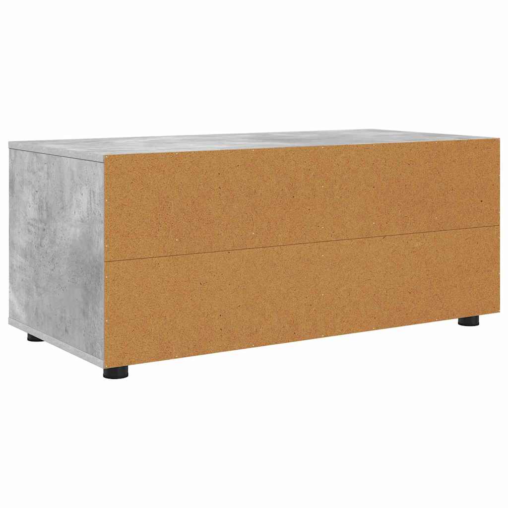 TV szekrény 100 x 48 x 43 cm Beton Szürke Szerelt Fa