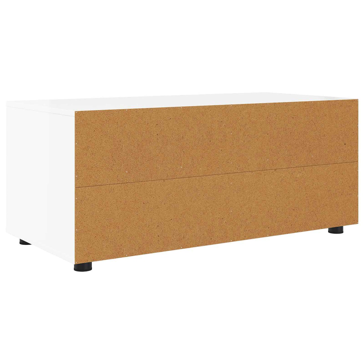 TV szekrény fiókkal Magas Fényű Fehér 100 x 48 x 43 cm Faanyag