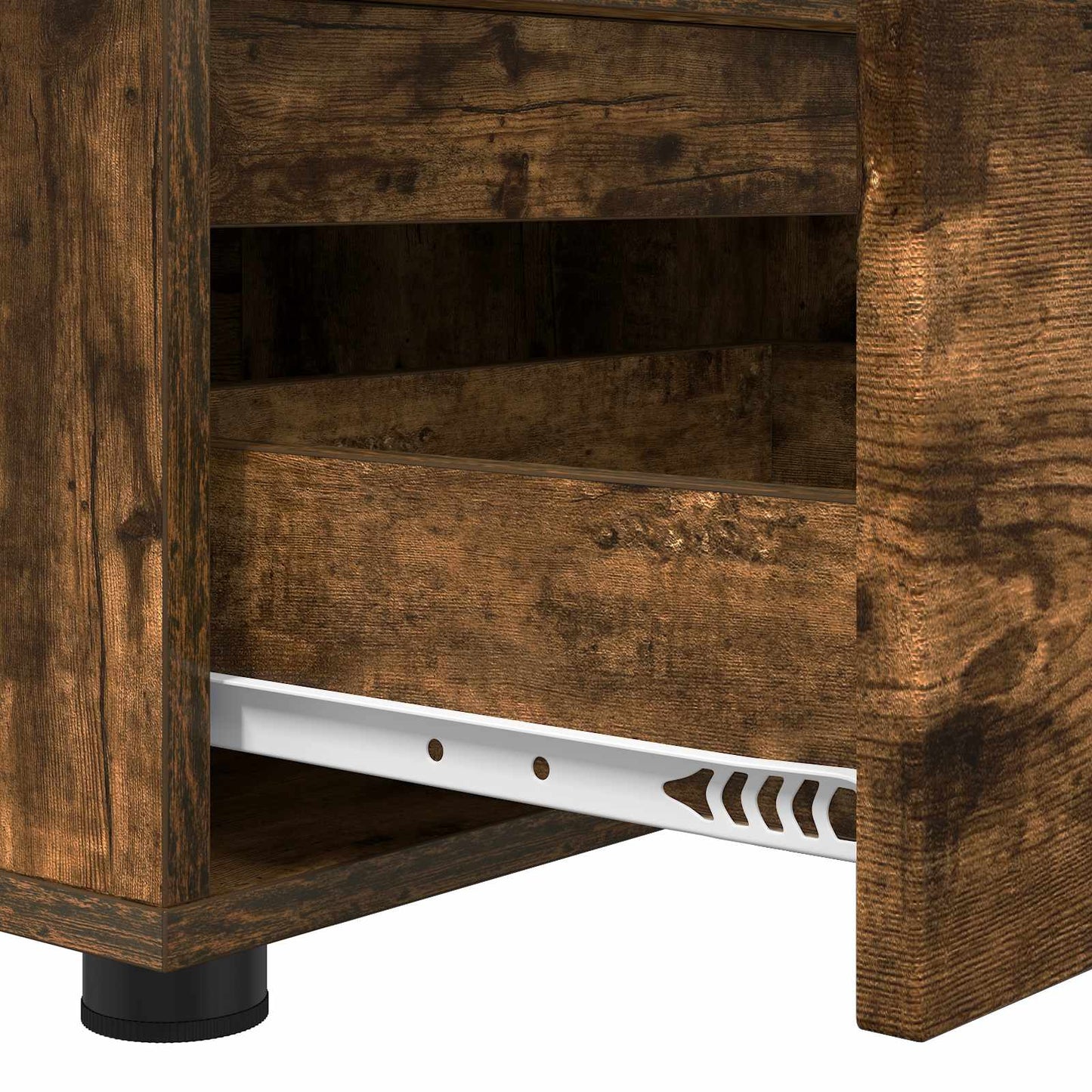 TV szekrény 100 x 48 x 43 cm Füstölt tölgy Szerelt Fa