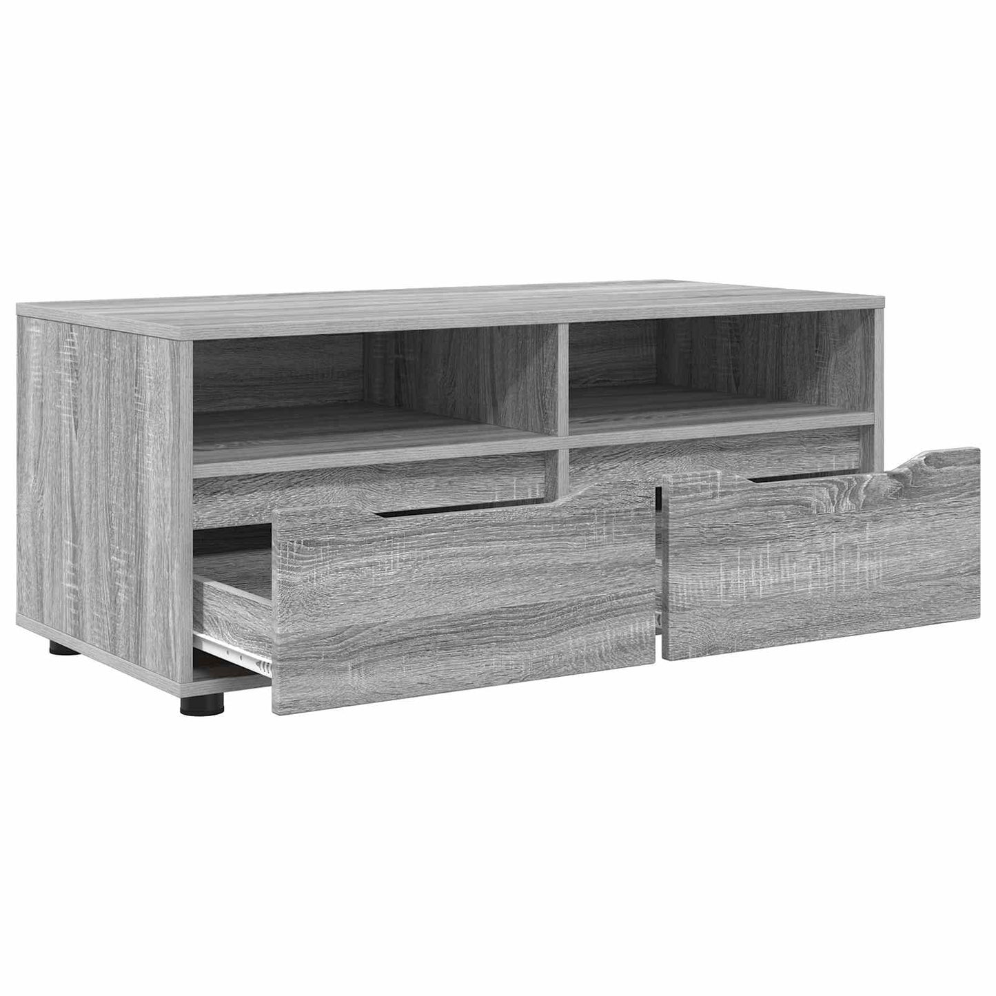TV szekrény 100 x 48 x 43 cm Szürke Sonoma Szerelt Fa