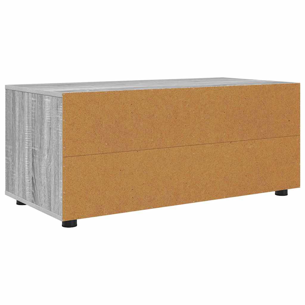 TV szekrény fiókkal Szürke Sonoma 100 x 48 x 43 cm Faanyag