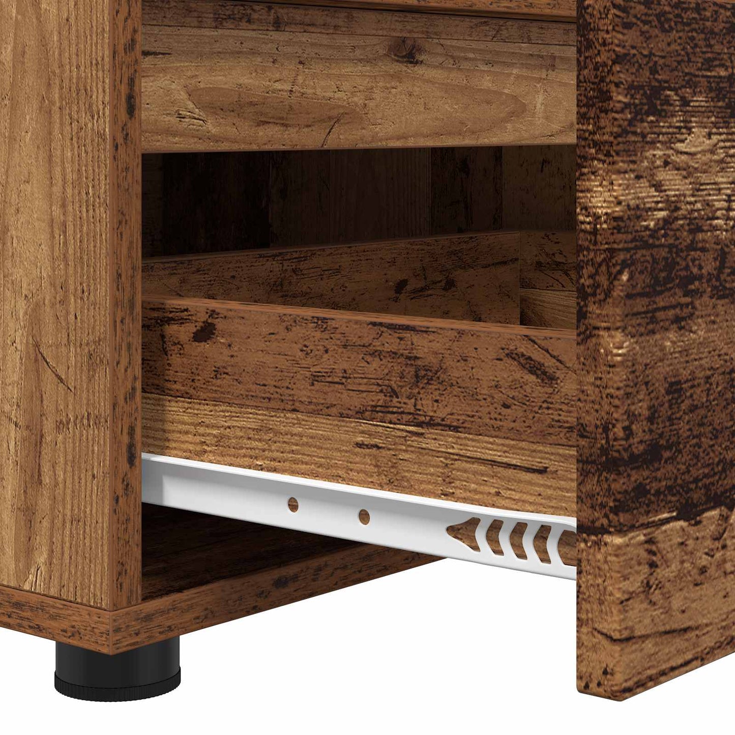 TV szekrény fiókkal Öreg fa 100 x 48 x 43 cm Faanyag