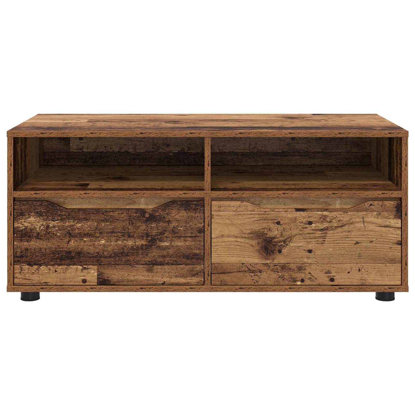 TV szekrény fiókkal Öreg fa 100 x 48 x 43 cm Faanyag
