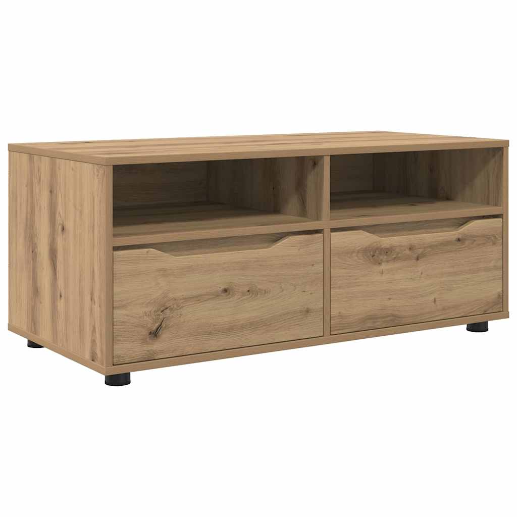 TV szekrény 100 x 48 x 43 cm Artisan tölgy Szerelt Fa