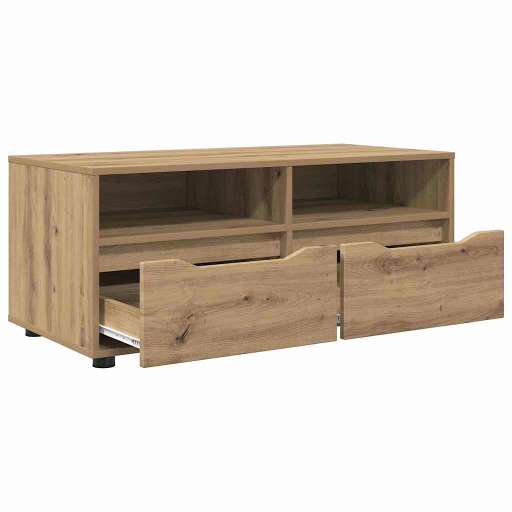TV szekrény 100 x 48 x 43 cm Artisan tölgy Szerelt Fa