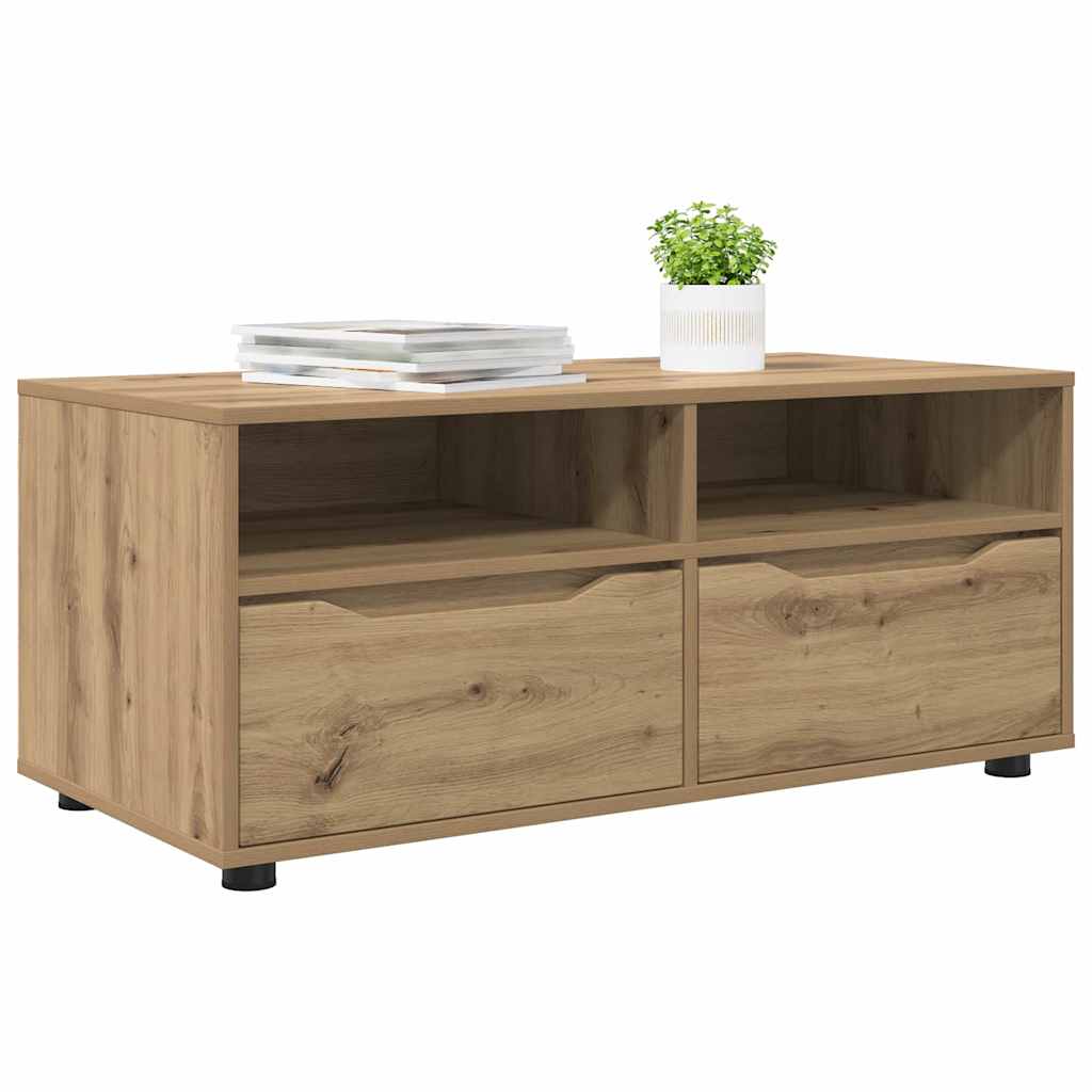TV szekrény 100 x 48 x 43 cm Artisan tölgy Szerelt Fa