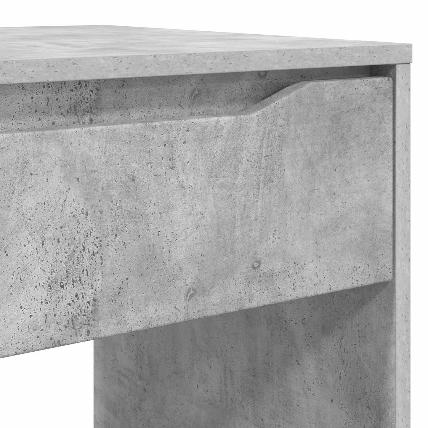 Asztal fiókkal Beton Szürke 100 x 50 x 78 cm Mérnöki fa