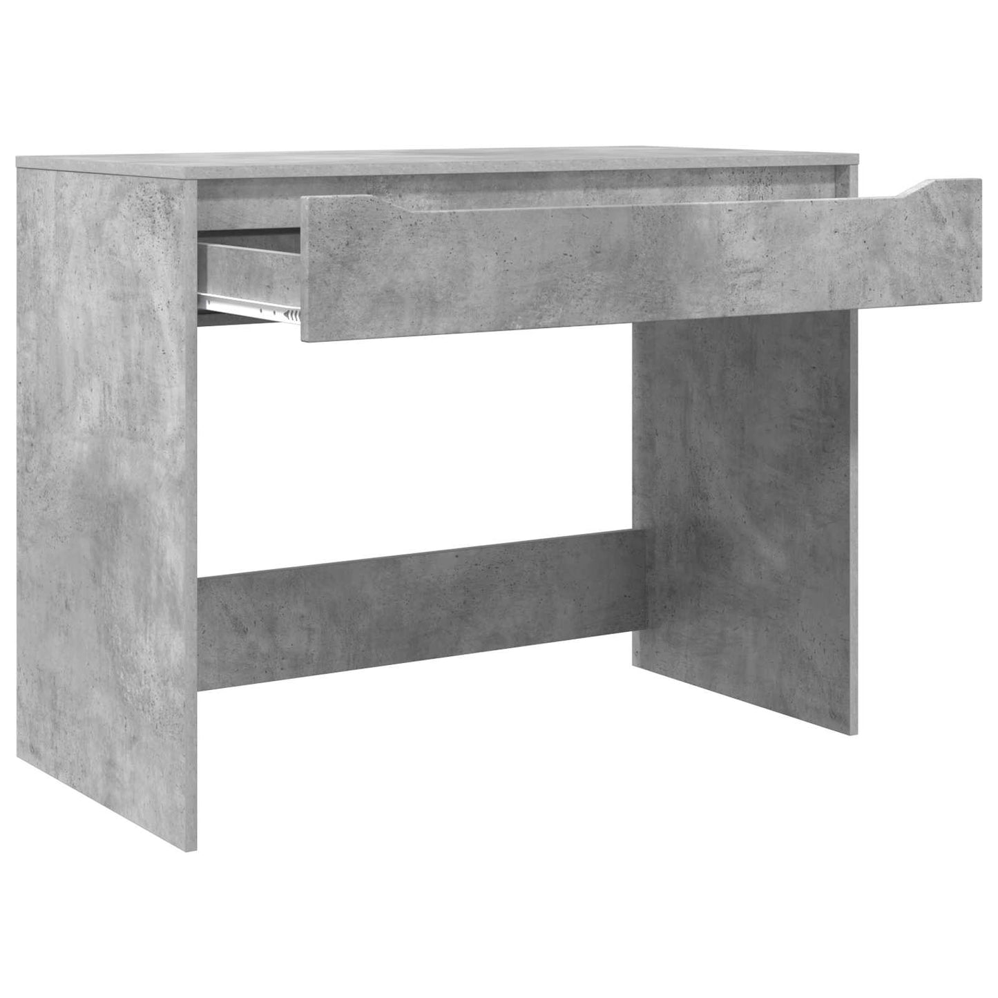 Asztal fiókkal Beton Szürke 100 x 50 x 78 cm Mérnöki fa