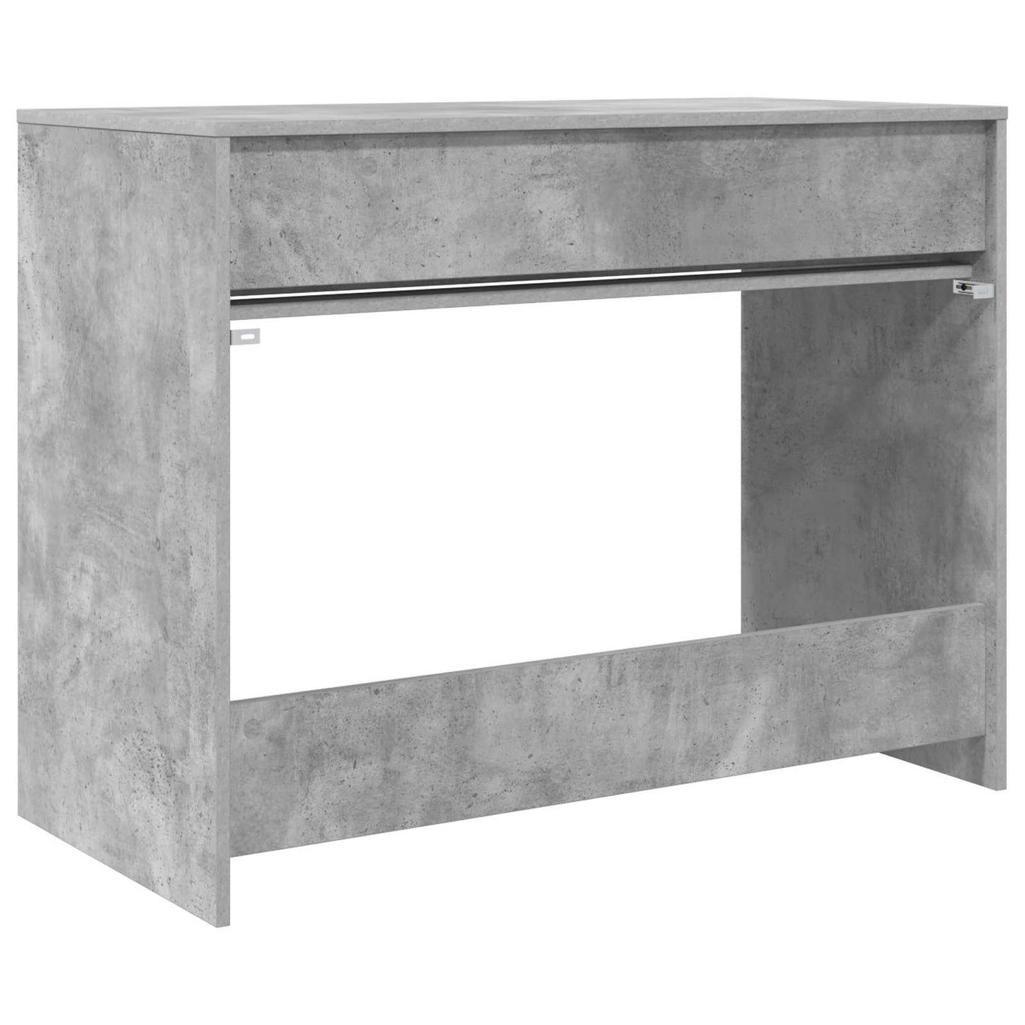 Asztal fiókkal Beton Szürke 100 x 50 x 78 cm Mérnöki fa