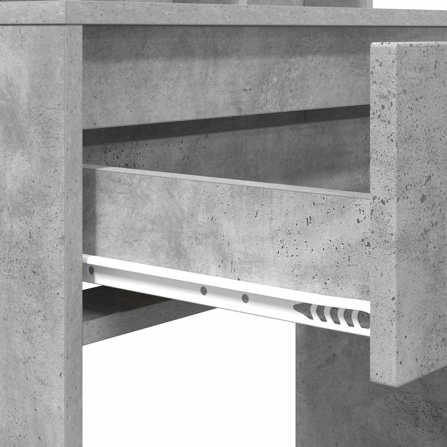 Hálószobai Öltözködő Asztalok Beton Szürke 80 x 39,6 x 135 cm