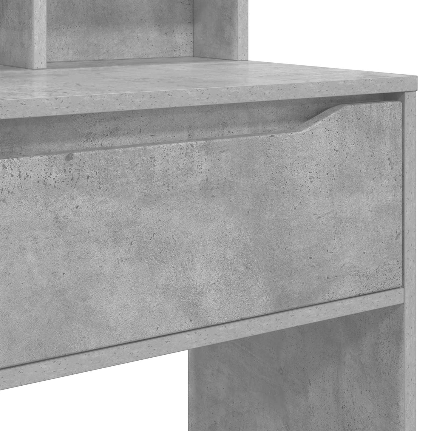 Hálószobai Öltözködő Asztalok Beton Szürke 80 x 39,6 x 135 cm