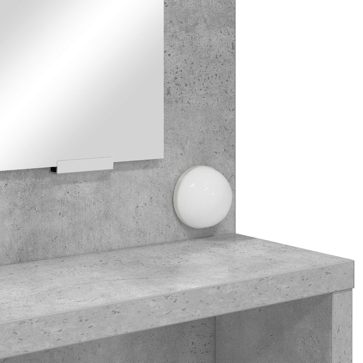 Hálószobai Öltözködő Asztalok Beton Szürke 80 x 39,6 x 135 cm