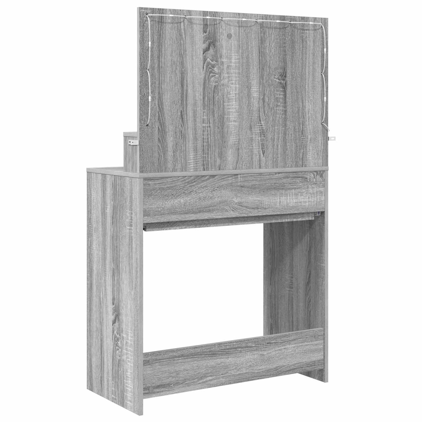 Hálószobai Öltözködő Asztalok Szürke Sonoma 80 x 39,6 x 135 cm