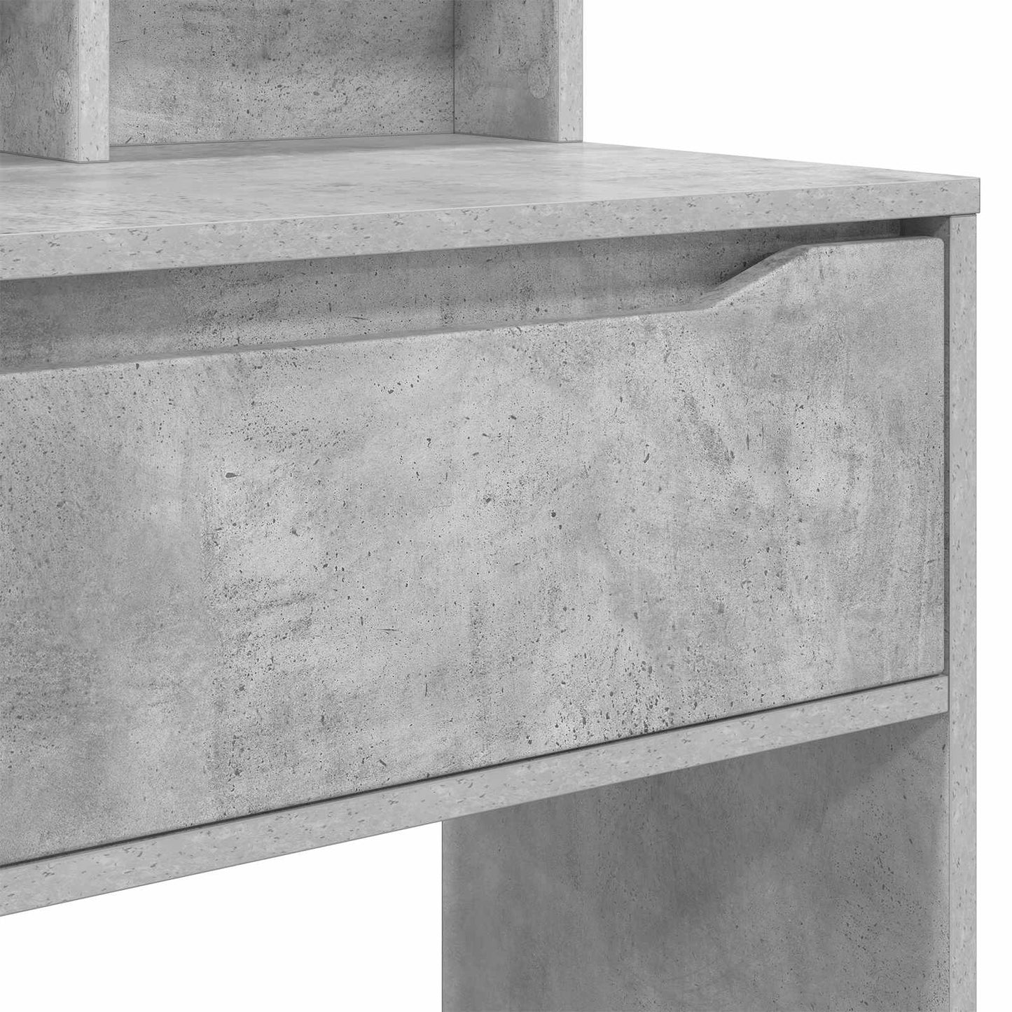 Hálószobai Öltözködő Asztalok Beton Szürke 80 x 39,6 x 135 cm