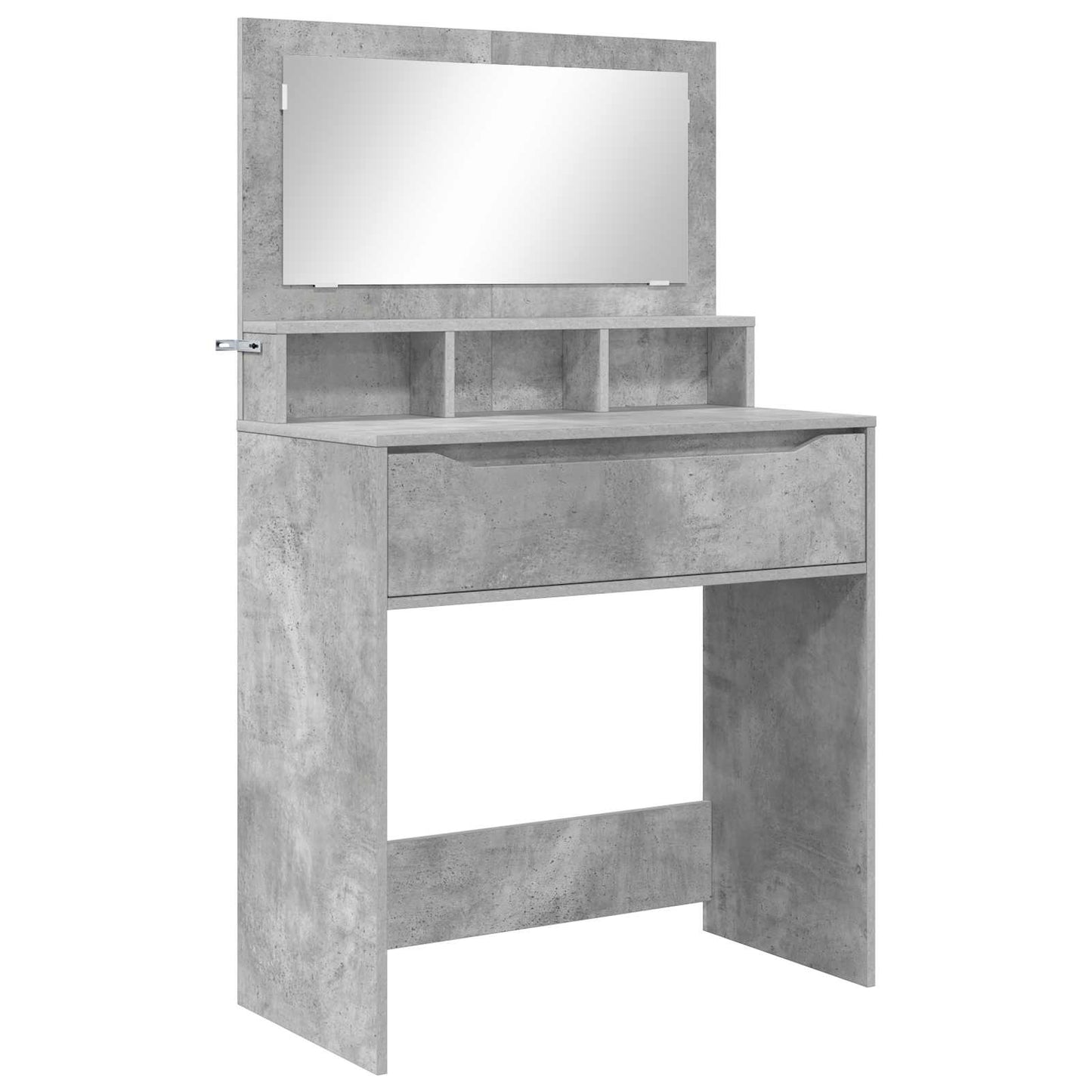 Hálószobai Öltözködő Asztalok Beton Szürke 80 x 39,6 x 135 cm