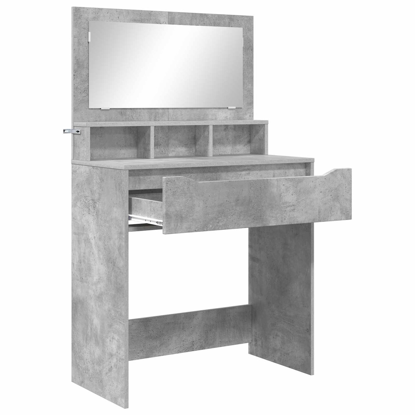 Hálószobai Öltözködő Asztalok Beton Szürke 80 x 39,6 x 135 cm